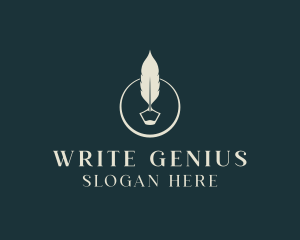 Writing Feather Pen logo