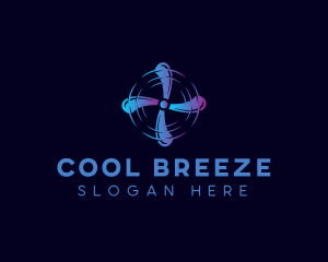 Ventilation Cooling Fan logo design