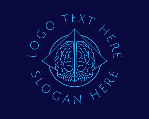 Blue Mental Brain logo