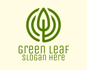 Green Leaf Circle logo