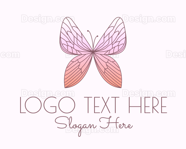 Classy Beauty Butterfly Logo