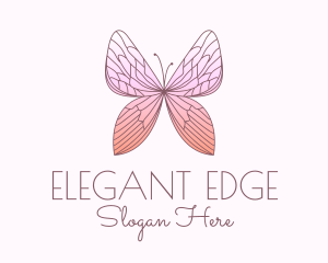 Classy Beauty Butterfly logo design