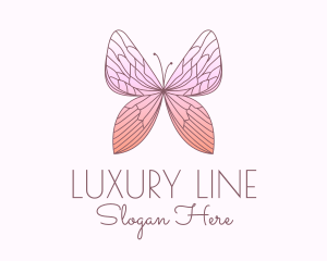 Classy Beauty Butterfly logo design