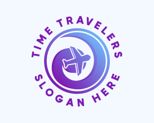 Airplane Travel Trip logo design