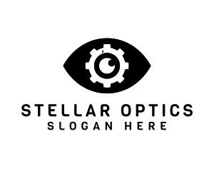 Eye Cogwheel Optical logo design