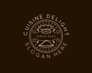 Restaurant Chef Badge logo design