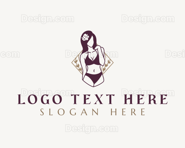 Sexy Bikini Fashion Logo