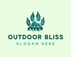 Outdoor Mountain Claw logo design