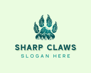 Outdoor Mountain Claw logo design