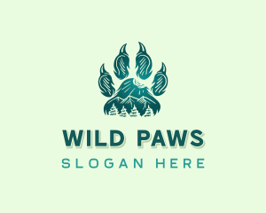 Outdoor Mountain Claw logo design