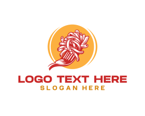 Fork Pasta Spaghetti logo