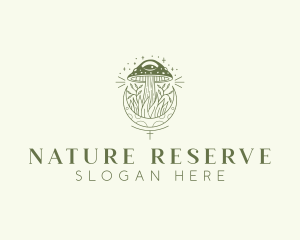 Natural Mushroom Garden logo design