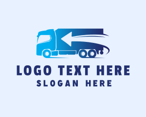 Fast Delivery Truck Arrow logo