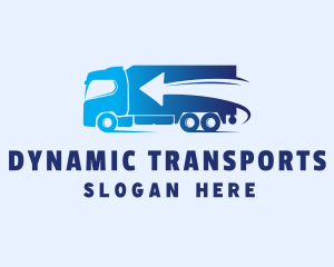 Fast Delivery Truck Arrow logo design