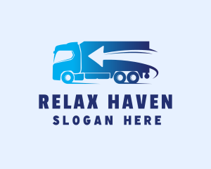 Fast Delivery Truck Arrow logo