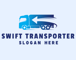 Fast Delivery Truck Arrow logo