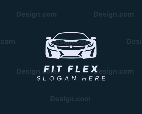 Detailing Sports Car Logo