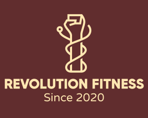 Revolution Fist Hands logo design