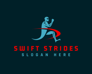 Running Fitness Person logo