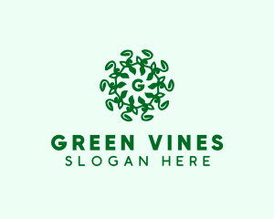 Sustainable Leaf Vine logo