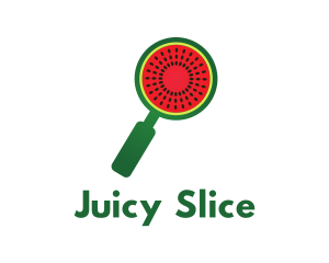 Watermelon Magnifying Glass logo