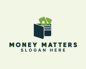 Cash Money Wallet logo design