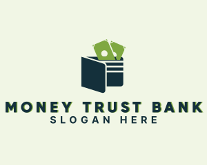 Cash Money Wallet logo design