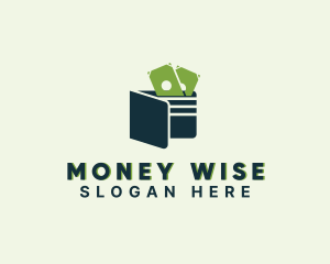 Cash Money Wallet logo design