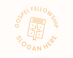Bible Cross Religion logo