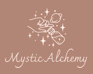 Mystic Hand Potion  logo design