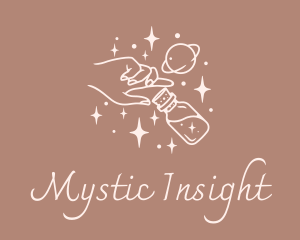 Mystic Hand Potion  logo design