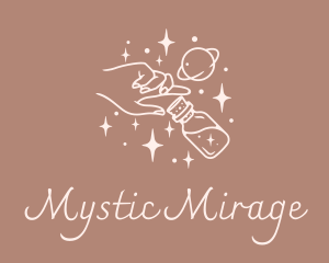 Mystic Hand Potion  logo design