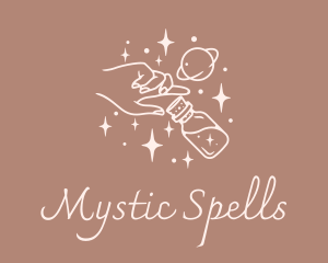 Mystic Hand Potion  logo design