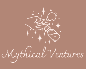 Mystic Hand Potion  logo design