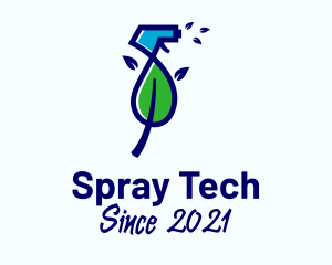 Organic Clean Spray  logo design