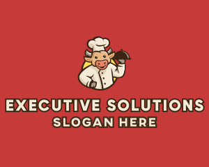 Bull Executive Chef logo design