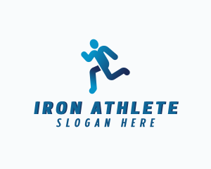 Sports Running Athlete logo design