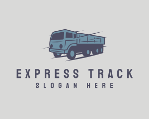 Blue Truck Logistics logo design