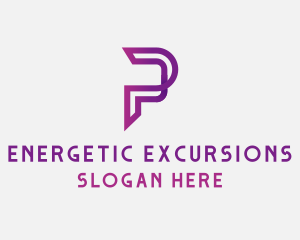 Generic Digital Letter P logo design