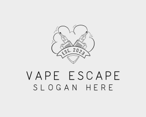 Hipster Vape Gadget  logo design