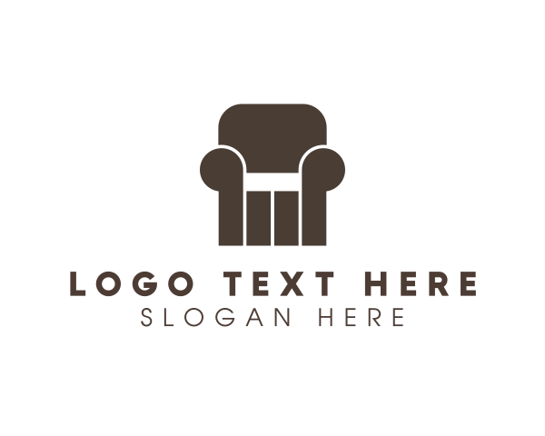 Armchair logo example 2