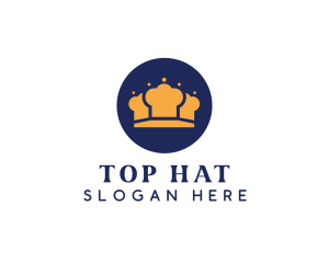 Chef Crown Hat logo design