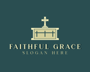 Christian Cross Altar logo