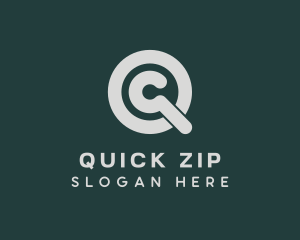 Magnifying Glass Search logo design