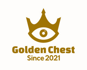 Golden Eye Crown logo design