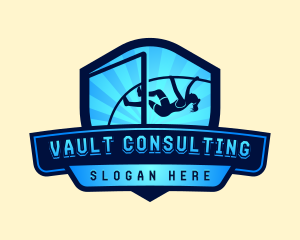 Pole Vault Olympic Sports logo