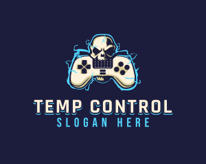 Gaming Skull Controller logo design