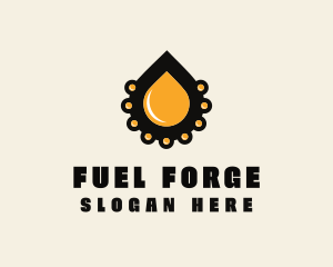 Liquid Fuel Droplet logo design