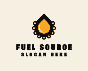Liquid Fuel Droplet logo design