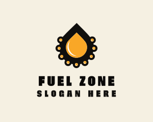 Liquid Fuel Droplet logo design